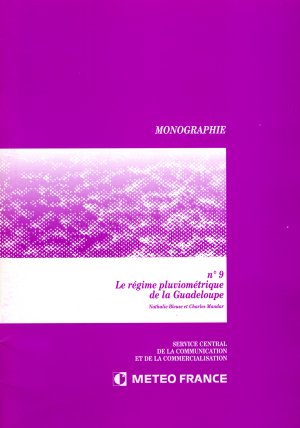 Couverture Le régime pluviométrique de la Guadeloupe 