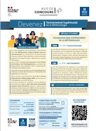 Flyer Technicien supérieur de la météorologie