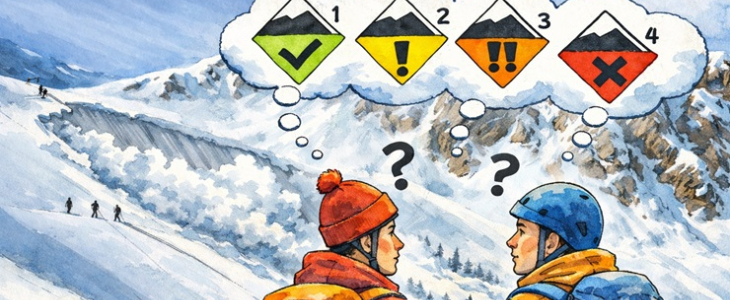 Sondage échelle de danger d’avalanche