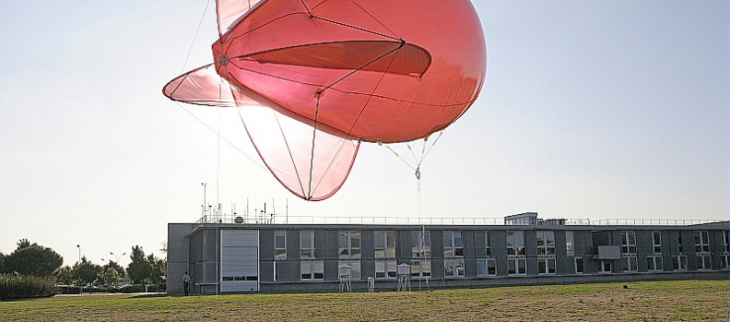 Ballon captif de la Nuit des chercheurs au CNRM, le 25 septembre 2009.