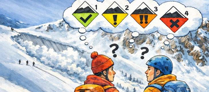 Sondage échelle de danger d’avalanche