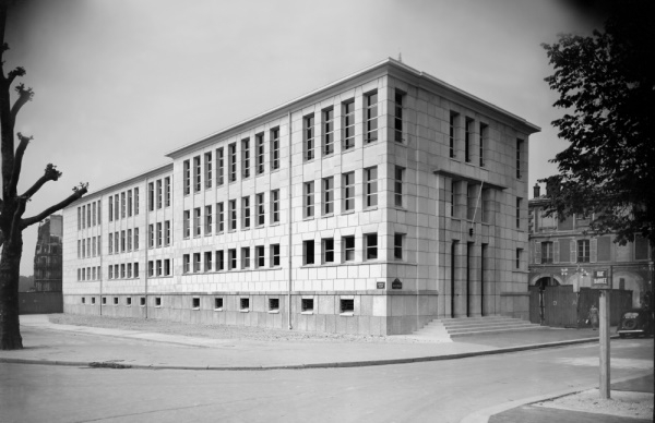 Vue générale des bâtiments de la Météorologie nationale en 1948. © Météo-France.