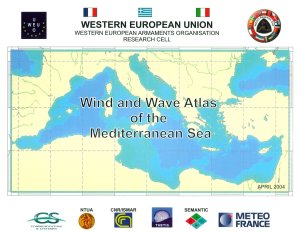 Couverture  Wind and waves atlas of the Mediterranean Sea 