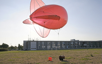 Ballon captif de la Nuit des chercheurs au CNRM, le 25 septembre 2009.