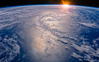 La terre vue d'un satellite