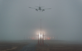 Avion à l'atterissage