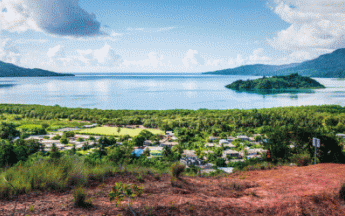 Baie de Chirongui à Mayotte.