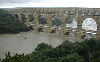 Le pont du gard en 2002