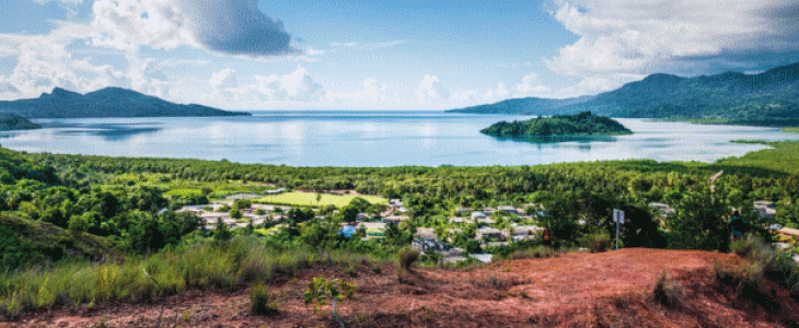 Baie de Chirongui à Mayotte.