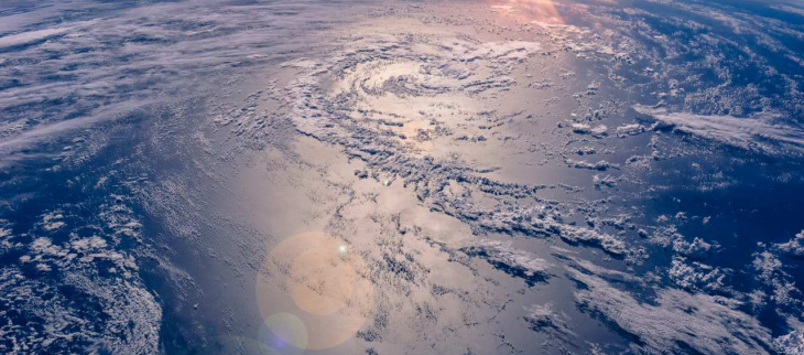 La terre vue d'un satellite