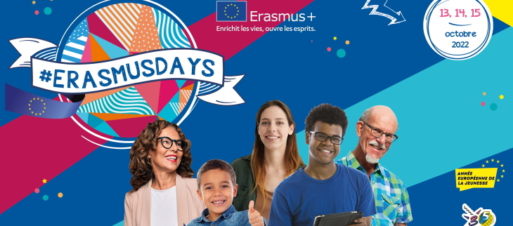 ERASMUS DAYS les 13 et 14 octobre 2022.
