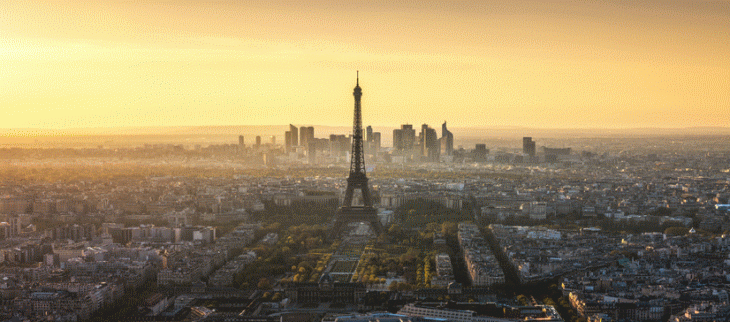 Paris vu du ciel.