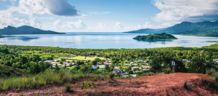 Baie de Chirongui à Mayotte.