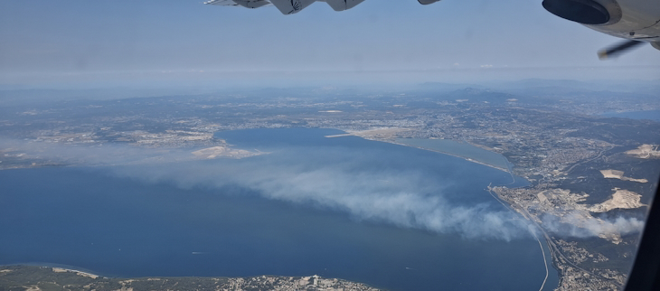 Mesures pendant un incendie.