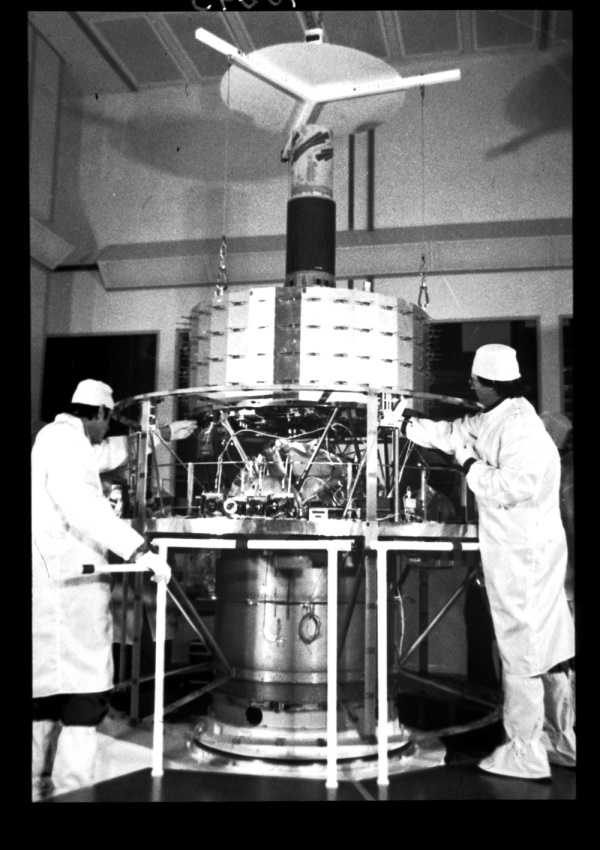 Premier satellite Météosat. © Météo-France.