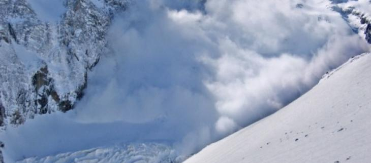 Illustration avalanche. © Météo-France.