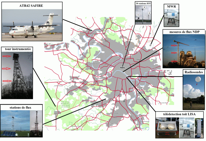 Dispositif de la campagne Paname 2022. © Météo-France
