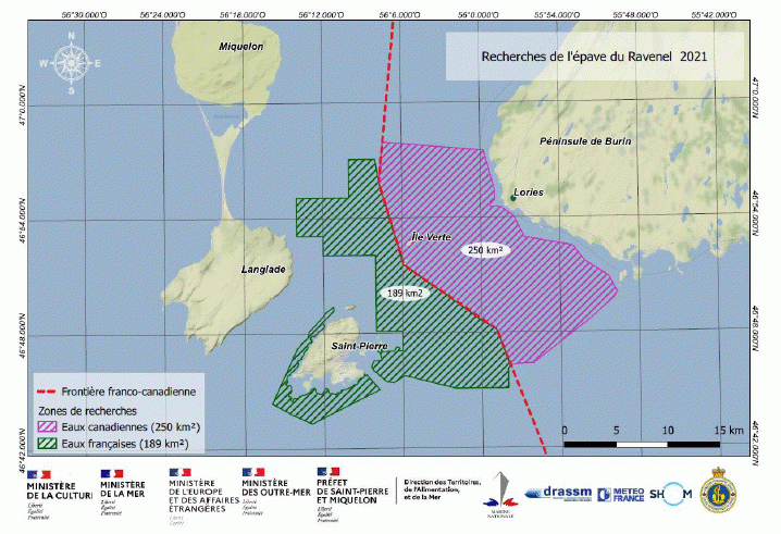 Zones de recherche de l'épave définies avec l'aide de Météo-France. Zones de recherche de l'épave définies avec l'aide de Météo-France.